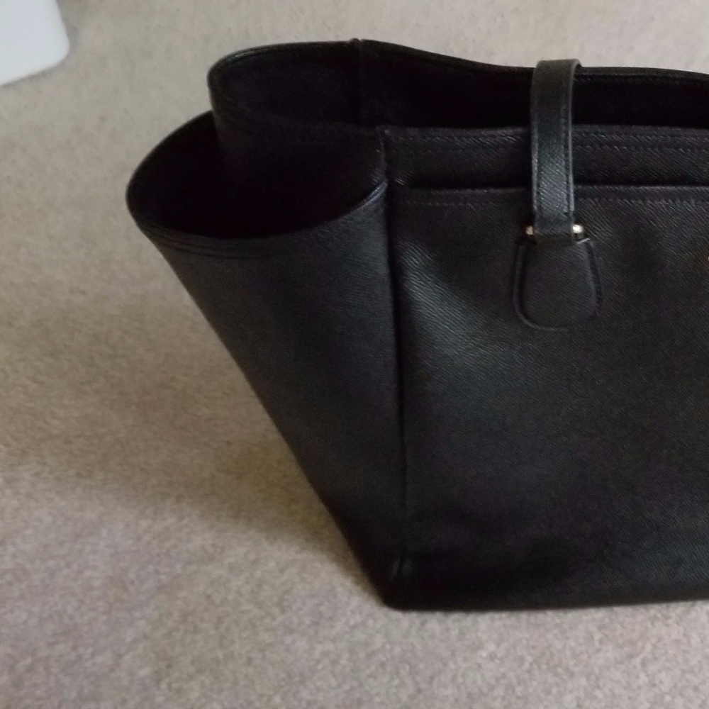 Coach Diaper Bag 100% Black leather